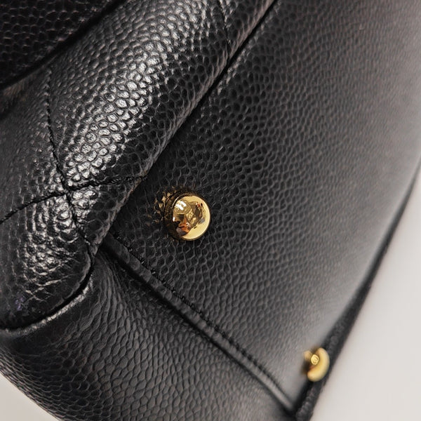 CC TIMELESS SOFT Quilted Grained Calfskin Black