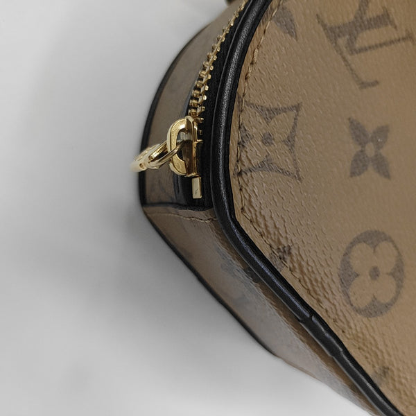 BOITE CHAPEAU Mini Monogram Coated Canvas Brown