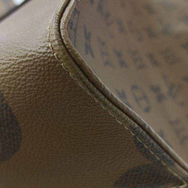 ONTHEGO GM Monogram Coated Canvas Brown