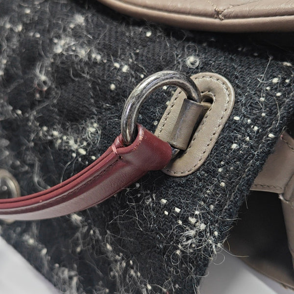 PORTOBELLO Quilted Calfskin Gray