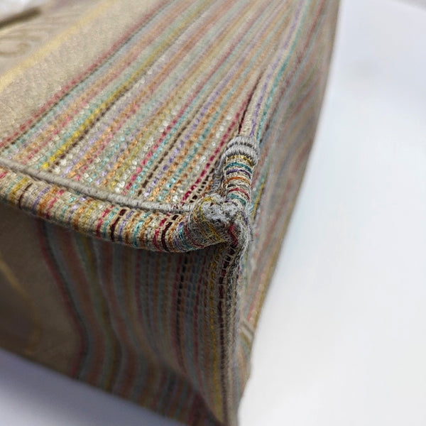 Authenticated pre-owned Book Tote Medium Fabric Beige - Tote Bag at Looply