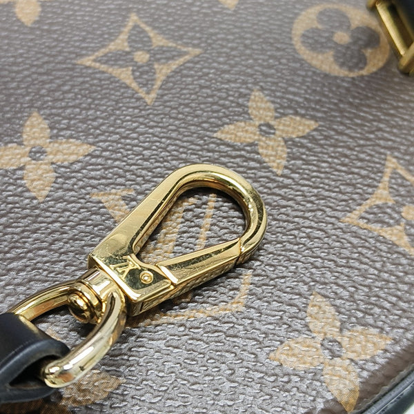 CANNES PM Monogram Coated Canvas Brown