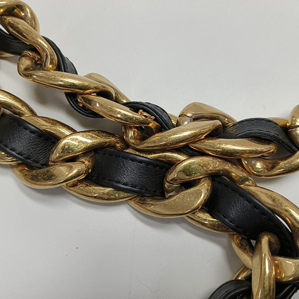 CC CROWN Quilted Lambskin Black
