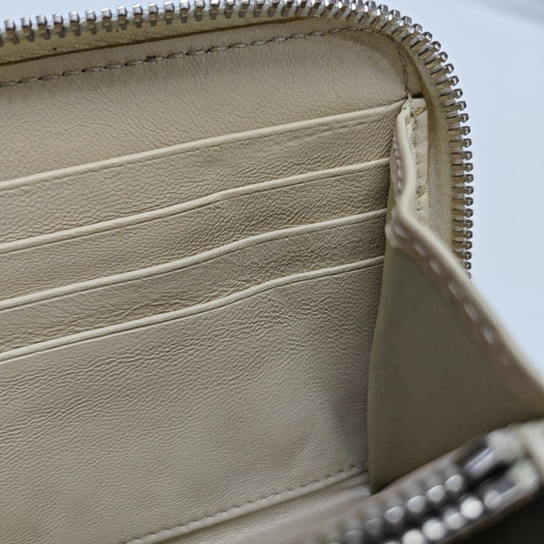 Calfskin Wallet Beige