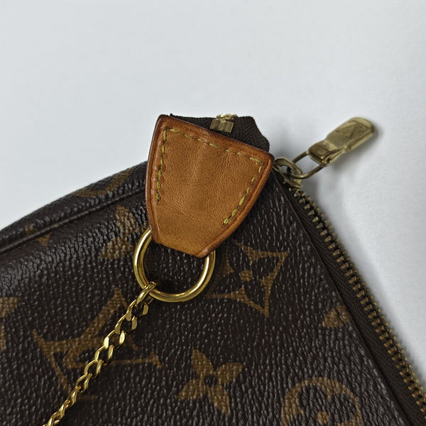 ACCESSOIRES Mini Monogram Coated Canvas Brown