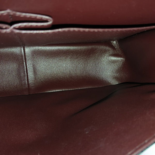 CLASSIC FLAP Jumbo Quilted Grained Calfskin Black