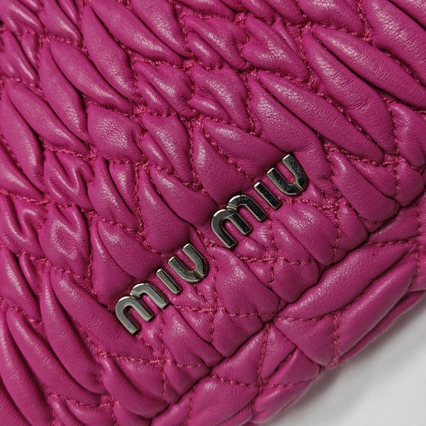Crystal Quilted Lambskin Red
