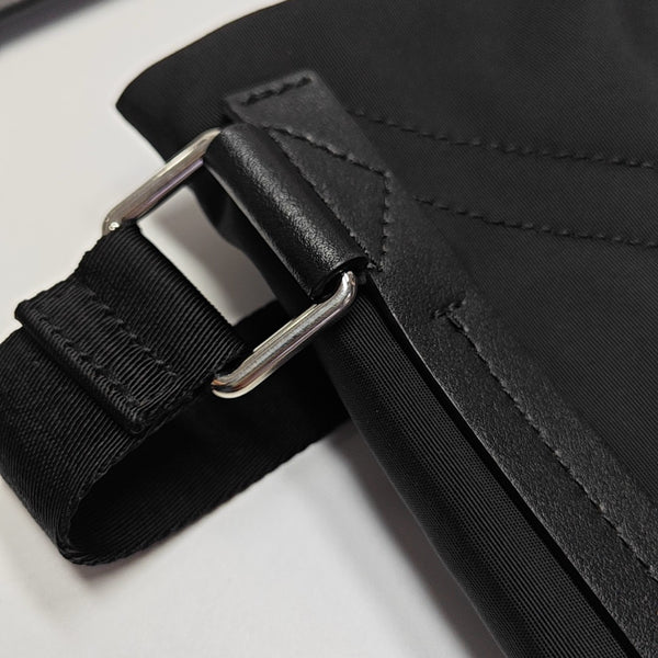 Nylon Crossbody Bag Black