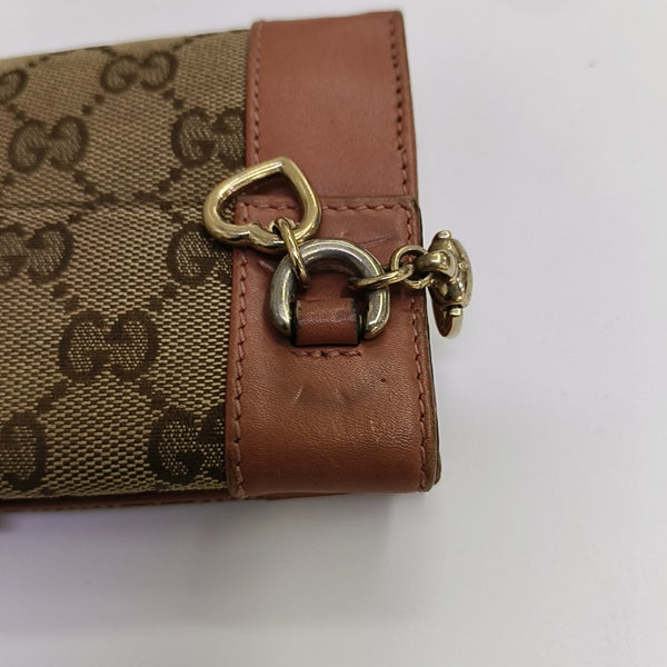 Monogram Canvas Wallet Brown