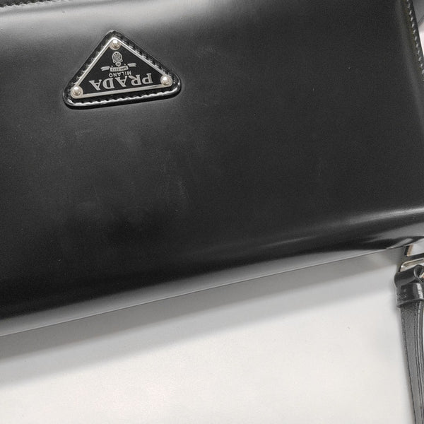 Calfskin Shoulder Bag Black