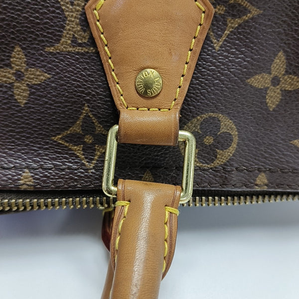 SPEEDY 30 Lona revestida Monogram marrón