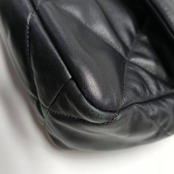 CHANEL 19 Large Quilted Lambskin Black