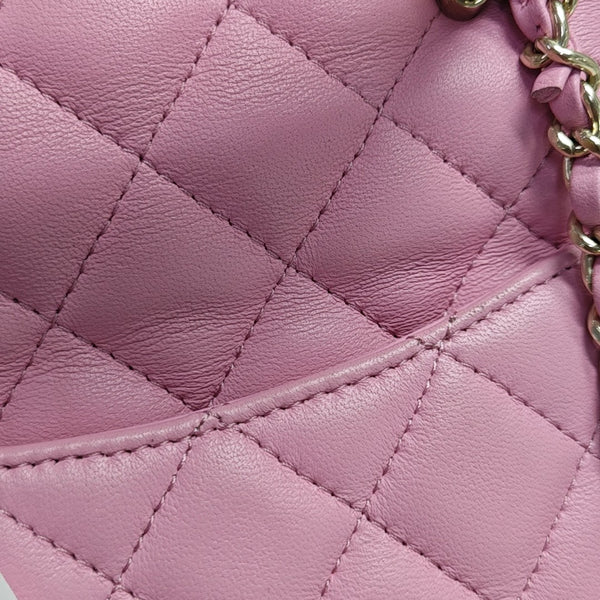 CLASSIC FLAP Mini Quilted Lambskin Purple