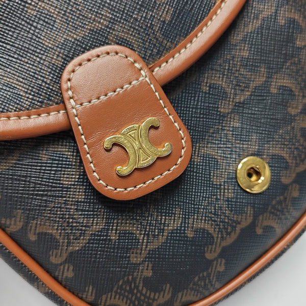 BESACE Mini Coated Canvas Brown