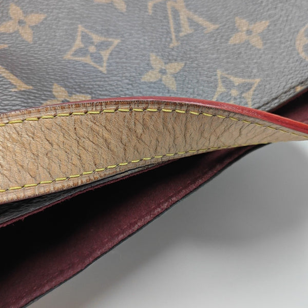 ALL IN BB Monogram Coated Canvas Brown