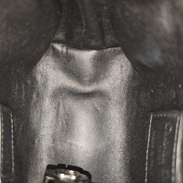 Diortravel Nomad Small Cannage Calfskin Black