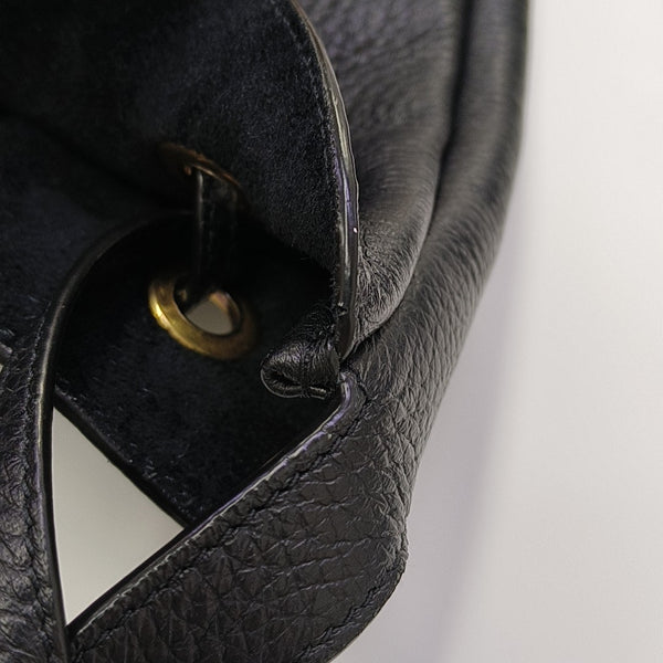 PARIS Small Leather Black