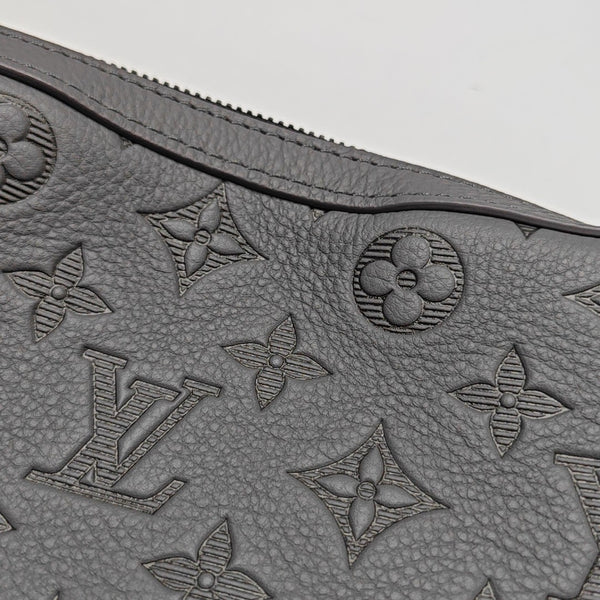 TRIO Monogram Calfskin Gray