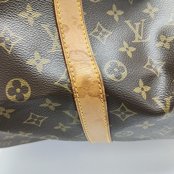 SAC SOUPLE 55 Monogram Coated Canvas Brown
