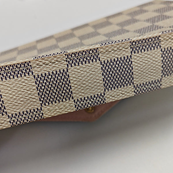 FÉLICIE Damier Azur Coated Canvas White
