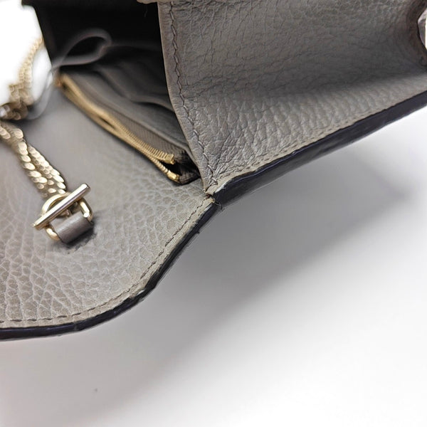 Interlocking G Calfskin Gray