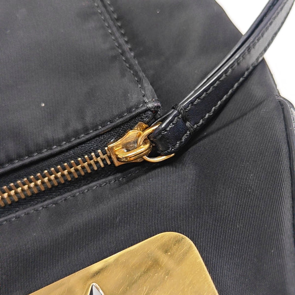 Authenticated pre-owned Monster Nylon Black - Backpack at Looply