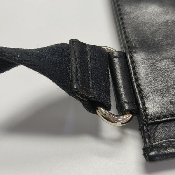 Calfskin Shoulder Bag Black