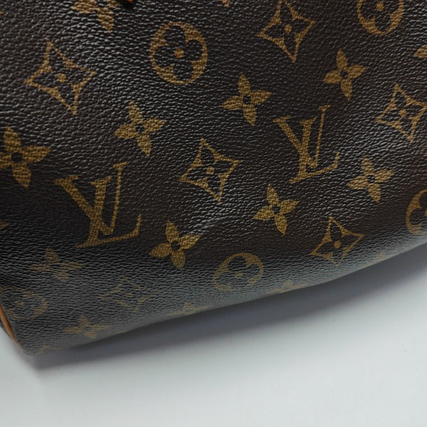 SPEEDY 25 Monogram Coated Canvas Brown