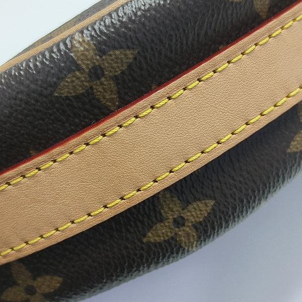 CROISSANT Monogram Coated Canvas Brown