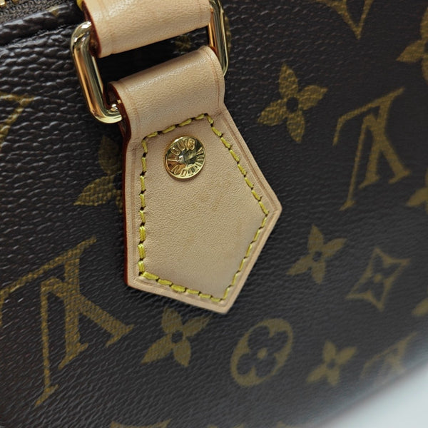 SPEEDY 20 Monogram Coated Canvas Brown