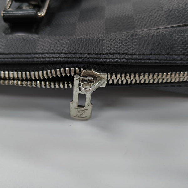 PORTE-DOCUMENTS Damier Graphite Coated Canvas Gray
