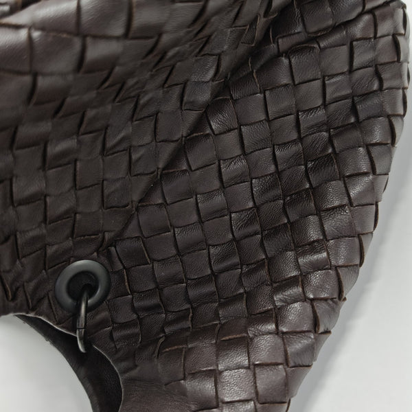 Calfskin Top Handle Bag Brown