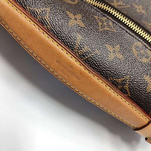 MÉTIS MM Monogram Coated Canvas Brown