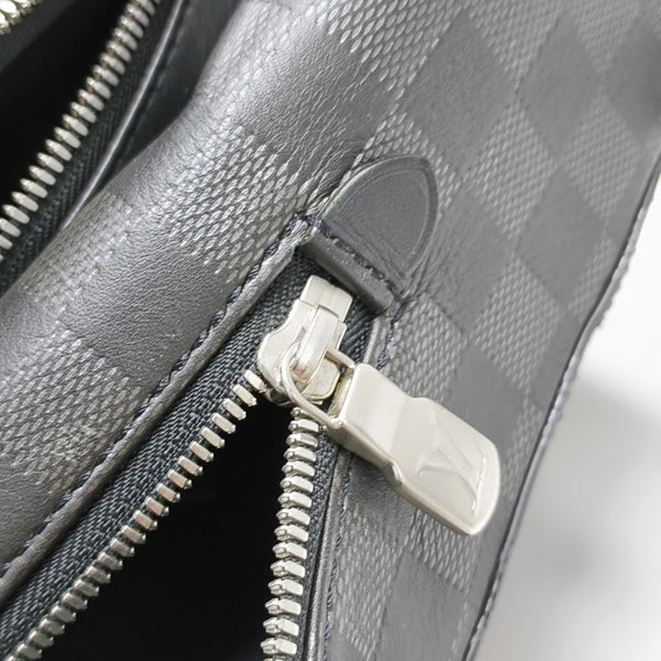 CAMPUS Damier Graphite Calfskin Black