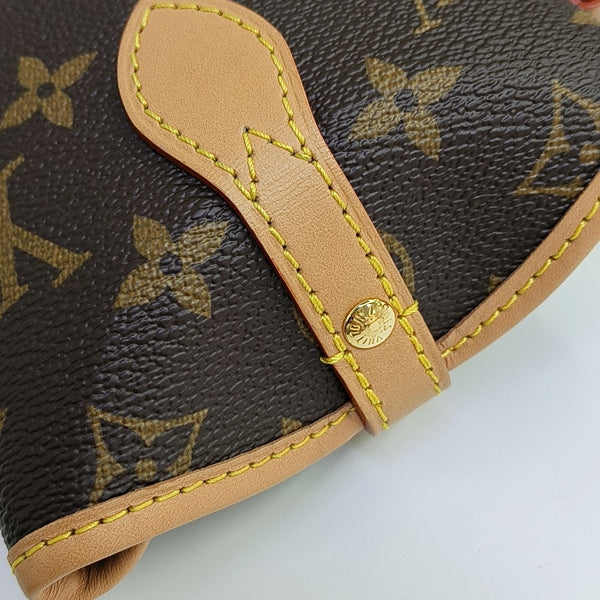 FOLD ME Monogram Coated Canvas Brown
