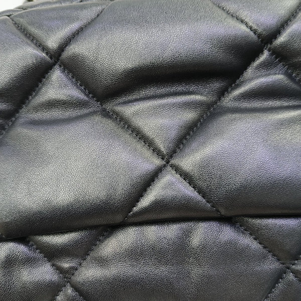CHANEL 19 Small Quilted Lambskin Black