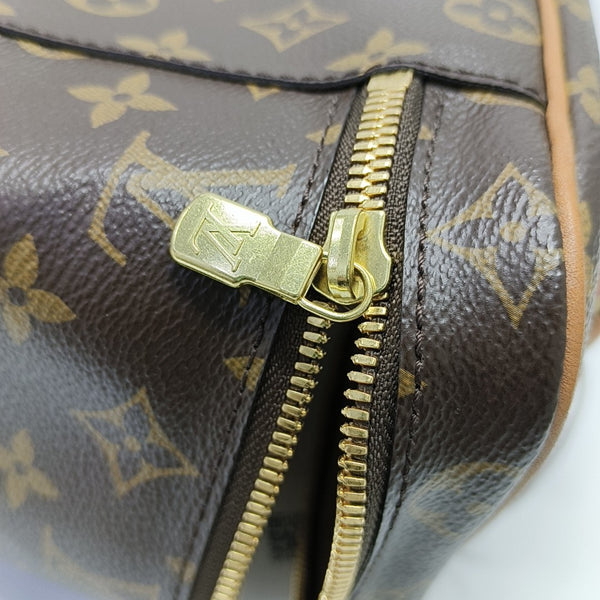 NICE BB Monogram Coated Canvas Brown