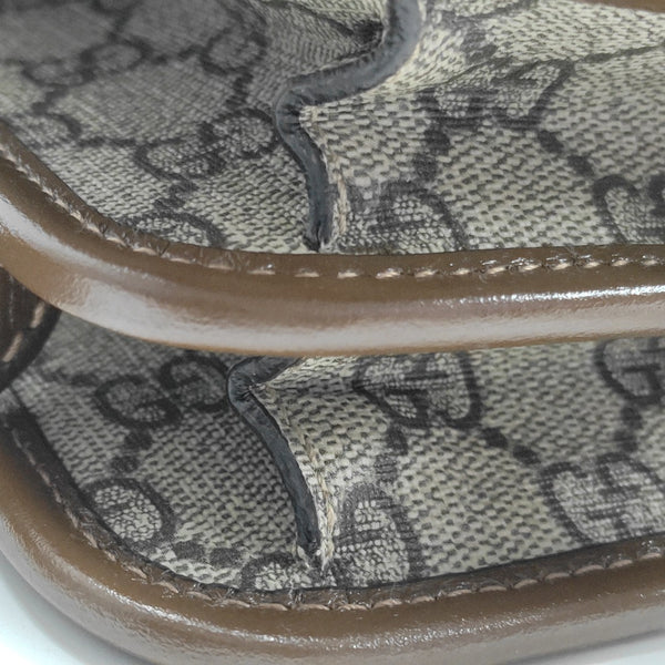 Retro Mini Monogram Coated Canvas Beige