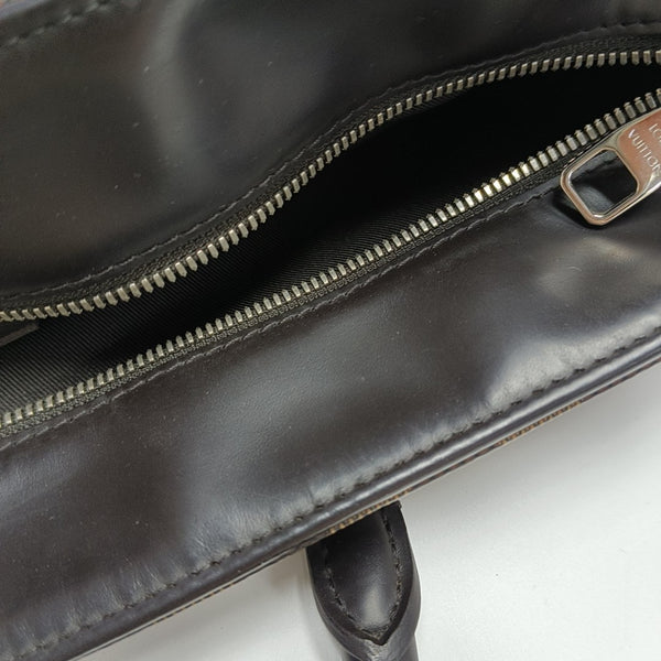 Damier Ebene Coated Canvas Tote Bag Brown
