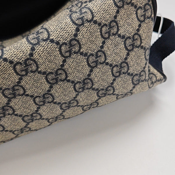Monogram Coated Canvas Clutch Black