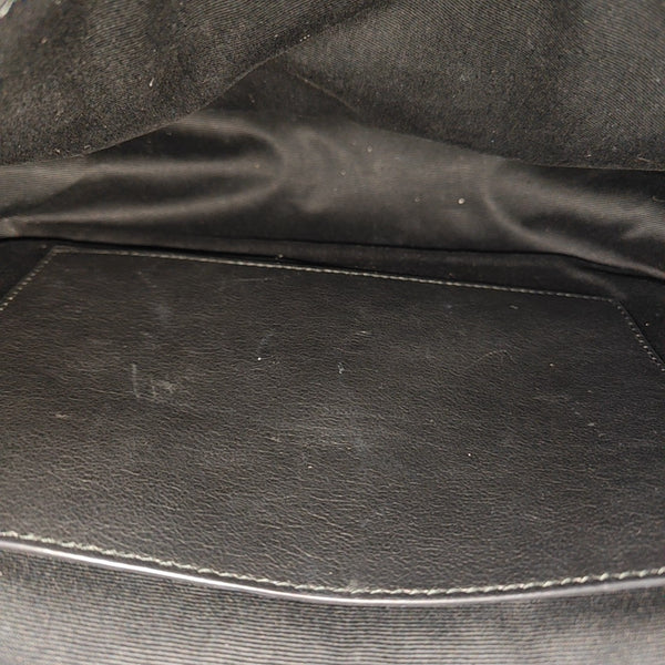 NIKI Medium Chevron Calfskin Black