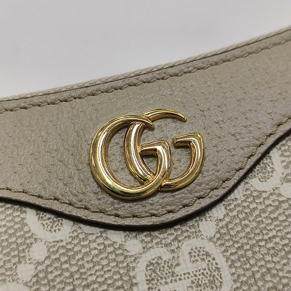 Ophidia Mini Monogram Coated Canvas Beige