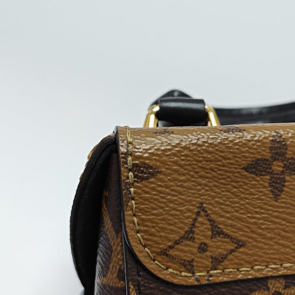 CAMERA BOX Monogram Coated Canvas Brown