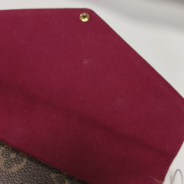 FÉLICIE Monogram Coated Canvas Brown