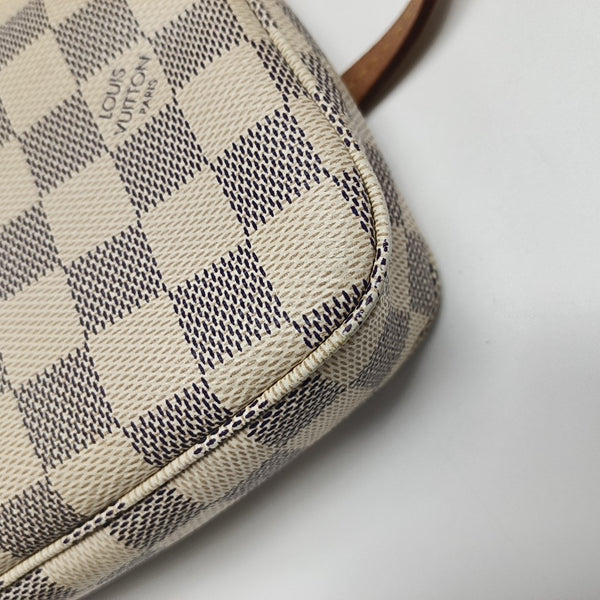 ACCESSOIRES GM Damier Azur Coated Canvas White