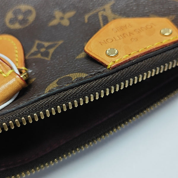 TURENNE PM Monogram Coated Canvas Brown