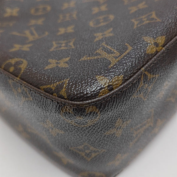 LOOPING MM Monogram Coated Canvas Brown