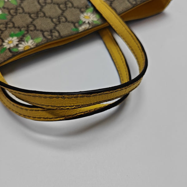 Coated Canvas Tote Bag Beige
