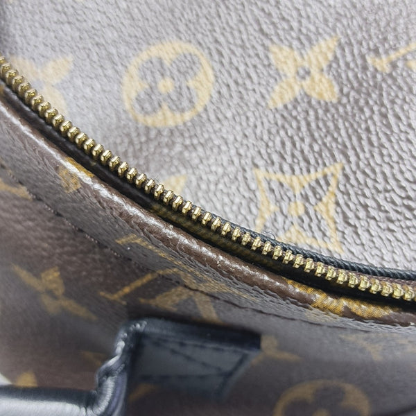 PALM SPRINGS Mini Monogram Coated Canvas Brown