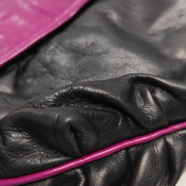 Calfskin Top Handle Bag Black